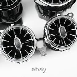 64 Colors Front Rear Air Vent LED Ambient Light Atmosphere Lamp For E W213 S213