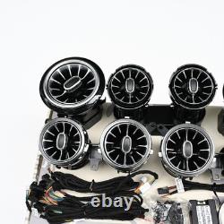 64 Colors Front Rear Air Vent LED Ambient Light Atmosphere Lamp For E W213 S213