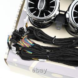64 Colors Front Rear Air Vent LED Ambient Light Atmosphere Lamp For E W213 S213