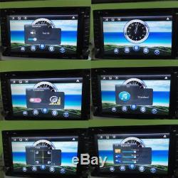 6.2 Double 2 Din In Dash Car CD DVD Player Radio Stereo GPS SAT NAV+Rear Camera