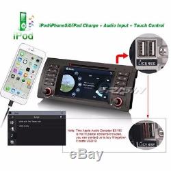 7 Autoradio BMW 5er E39 X5 E53 M5 GPS Sat Navi iPod Can Bus DVR/DTV-IN DAB+ DVD