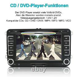 7 Autoradio Navi GPS DVD Bluetooth Für VW Golf 5 6 Passat Touran EOS Skoda