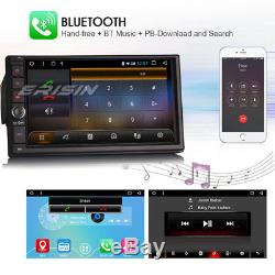7 DAB+ Android 7.1 Doppel Din Autoradio GPS Bluetooth WiFi 3G OBD2 Navi Cam-Ein