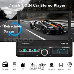 7 Single 1 Din Car Radio Stereo MP5 Player GPS SAT NAV AUX USB Bluetooth+Camera