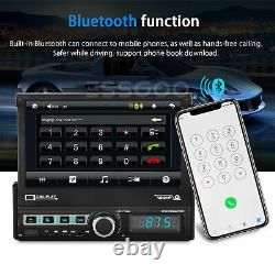 7 Single 1 Din Car Radio Stereo MP5 Player GPS SAT NAV AUX USB Bluetooth+Camera