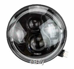 7 Zoll 178 mm LED Scheinwerfer rund zugelassen mit E-Nummer