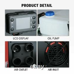 8KW 12V Diesel Air Night Heater LCD Remote for Truck Boats Home Caravan 4 Holes