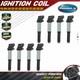 8x Ignition Coils Pack For Bmw E60 E63 E65 E66 E85 545i 650i 735i 740i X5 01-11