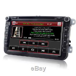 8 DVD GPS Autoradio für VW GOLF 5 6 PASSAT TIGUAN TOURAN Sharan POLO Caddy SEAT