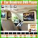 9 Inch Twin Dual 2 X Portable In Car Headrest Dvd Player Lcd Screen Usb Sd Game