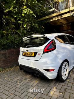 AGM Customs Ford Fiesta MK7 7.5 ST Gloss Black Rear Fin Diffuser Extension
