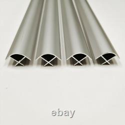 ANODISED ALUMINIUM SMALL CURVED CORNER PROFILE 15mm BOARDS CAMPERVAN