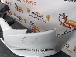 AUDI A3 S3 S LINE 2016-2019 FRONT BUMPER 8V3807437AM White Facelift AUDI A3 S3 S LINE 2016-2019 FRONT BUMPER 8V3807437AM White Facelift