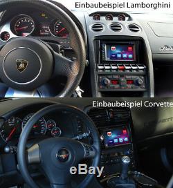 AUTORADIO mit Bluetooth 2 Doppel Din DVD USB MP3 Navi DAB+ Navigation Bildschirm