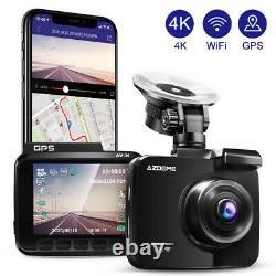 AZDOME 4K 2160P Dash Cam Camera WiFi GPS Car DVR Video Recorder Night Vision