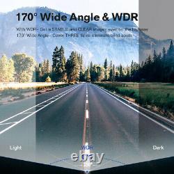 AZDOME 4K 2160P Dash Cam Camera WiFi GPS Car DVR Video Recorder Night Vision