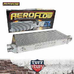 Aeroflow 600x300x76 Alloy Intercooler Polished with 3 Inlet Outlet AF90-1000