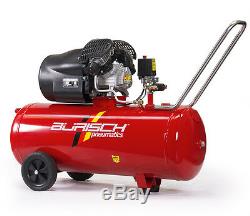 Air Compressor 100L + LVLP Spray Gun + 10m Air Hose + paint car DVD Burisch