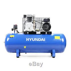 Air Compressor 150L Litre Belt Drive 3hp 145psi 10bar 14cfm 2cy HYUNDAI