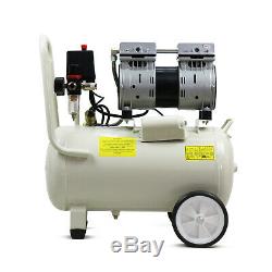 Air Compressor 24L SUPER Silent Portable Oil Free 1HP 100PSI 7BAR 230v HYUNDAI