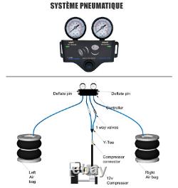 Air Suspension KIT with DUAL manometer for Fiat Ducato 1994 2024 5 TON