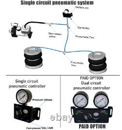 Air Suspension Kit with Compressor for Iveco 60c 65c Load 4000kg Fit & Go