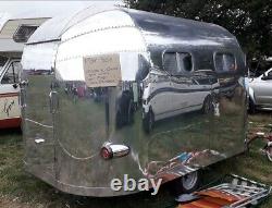 Airstream Style Caravan, Trailer, Catering, Bambi, Vintage Caravan, Air Stream C