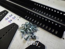 Alloy, Multi Piece, Bucket Seat Side Mounts, 2024 Msi/msa Approved, Black