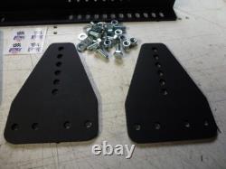 Alloy, Multi Piece, Bucket Seat Side Mounts, 2024 Msi/msa Approved, Black