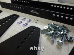 Alloy, Multi Piece, Bucket Seat Side Mounts, 2024 Msi/msa Approved, Black