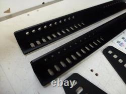 Alloy, Multi Piece, Bucket Seat Side Mounts, 2024 Msi/msa Approved, Black