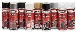Alloy Wheel Paint Spray SPEED GLOSS BLACK + CLEAR GLOSS LACQUER 6 Cans TECHNIQ