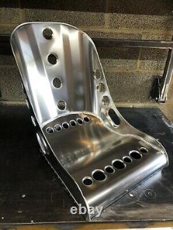 Aluminium Bucket Seat, Low Top Bomber Seat (x2) Hot Rod, VW, Mini, Classic, Race