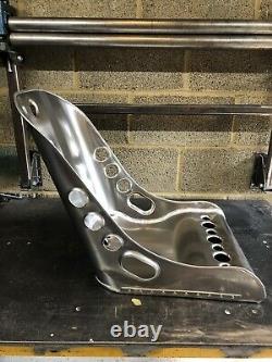 Aluminium Bucket Seat, Low Top Bomber Seat (x2) Hot Rod, VW, Mini, Classic, Race