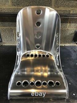 Aluminium Bucket Seat, Low Top Bomber Seat (x2) Hot Rod, VW, Mini, Classic, Race