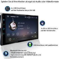 Android AUTORADIO mit Navigation NAVI BLUETOOTH 2 DIN Doppel MP3 3G DAB Tristan
