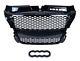 Audi A3 S3 8p 2008-2012 Rs Style Gloss Black Honeycomb Radiator Bumper Grille