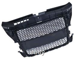 Audi A3 S3 8p 2008-2012 Rs Style Gloss Black Honeycomb Radiator Bumper Grille