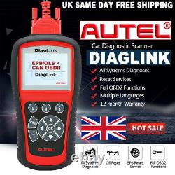 Autel Elite DiagLink EOBD2 Diagnostic Scanner All System Auto Car Code Reader UK