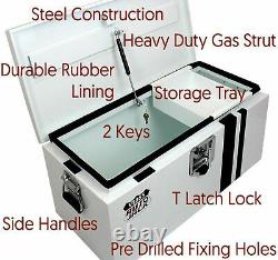 Autojack Steel Site Box Tool Storage Van Security Vault Safe Chest with 2 Keys