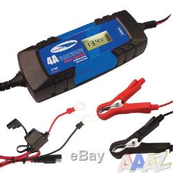 Automatic Electronic Car Battery Charger 4A Fast/Trickle/Pulse Modes 4 AMP