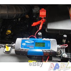 Automatic Electronic Car Battery Charger 4A Fast/Trickle/Pulse Modes 4 AMP