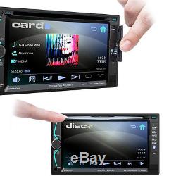 Autoradio Mit Touchscreen Display Bluetooth Dvd/cd-player Usb Sd Aux Doppel 2din