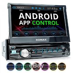 Autoradio mit Android App 7 Touchscreen Bildschirm Bluetooth DVD CD USB SD 1DIN