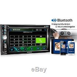 Autoradio mit Android App Touchscreen Bildschirm Bluetooth DVD CD USB SD 2DIN