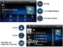 Autoradio mit Navi Navigation Bluetooth Touchscreen DAB+ DVD CD USB SD 1DIN GPS