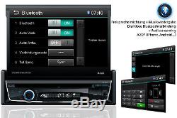 Autoradio mit Navi Navigation Bluetooth Touchscreen DAB+ DVD USB 1 DIN GPS MP3