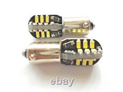 BA9S 233 T4W 24 Led Smd Xenon White Side Light Bulbs Lamps Canbus No Error 12V