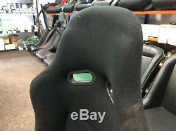 BB5 Fixed Fibreglass Narrow Racing Bucket Seat + Side Mounts & Runners