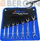 Bergen Flare Nut Spanner Set 7pc Brake Pipe Gas Fuel Spanner Flare Wrench 8-24mm